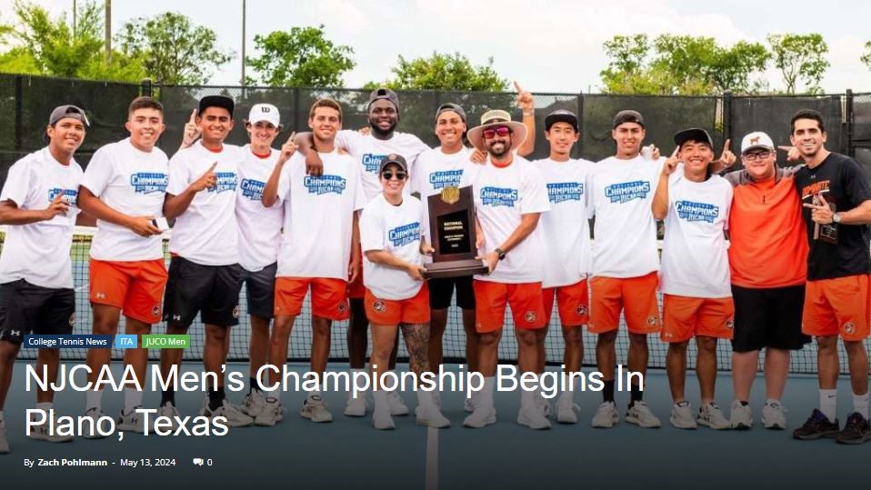 #1 Apache Men's Tennis at Nationals in Plano