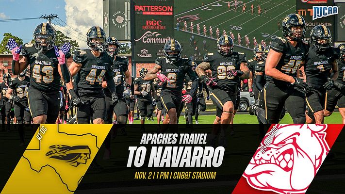 Apache’s Travel to No.9 Navarro College to Close 2024 Regular Season