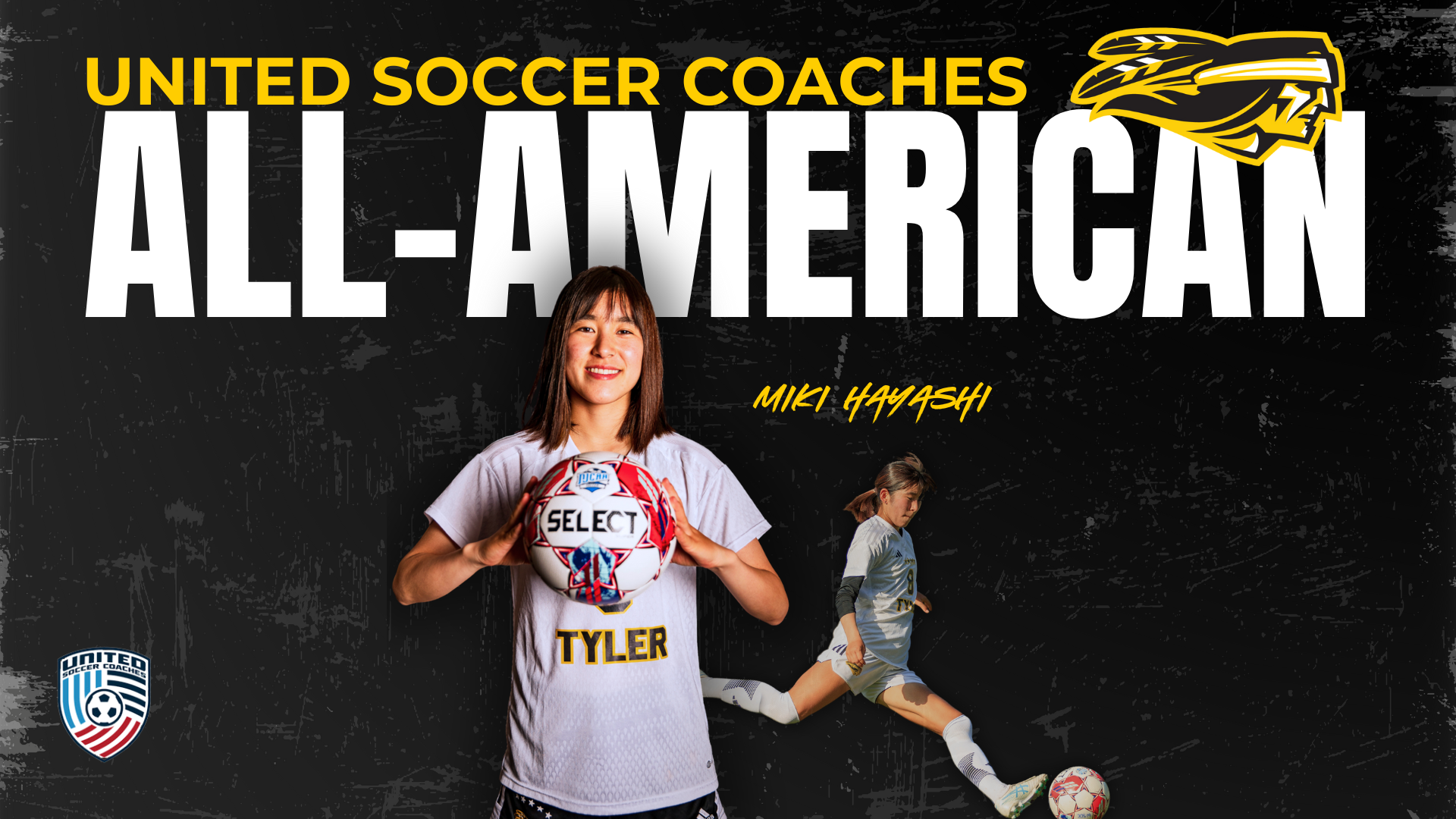 Hayashi named United Soccer Coaches Association All-American